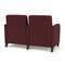 Lesro Siena Lounge Reception 2 Seat Tandem Seating, Black, RF Nebbiolo Upholstery SN2103 - alternate 2